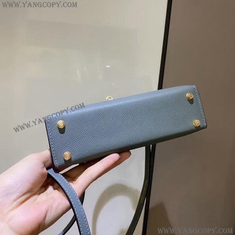 エルメス 偽物 ケリーミニ2 カザック エプソン シルバー金具 he1909