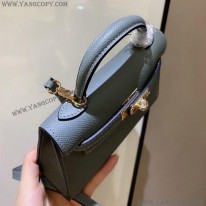 エルメス 偽物 ケリーミニ2 カザック エプソン シルバー金具 he1909
