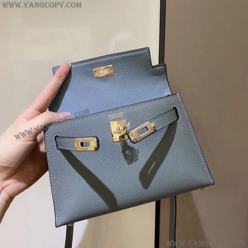 エルメス 偽物 ケリーミニ2 カザック エプソン シルバー金具 he1909