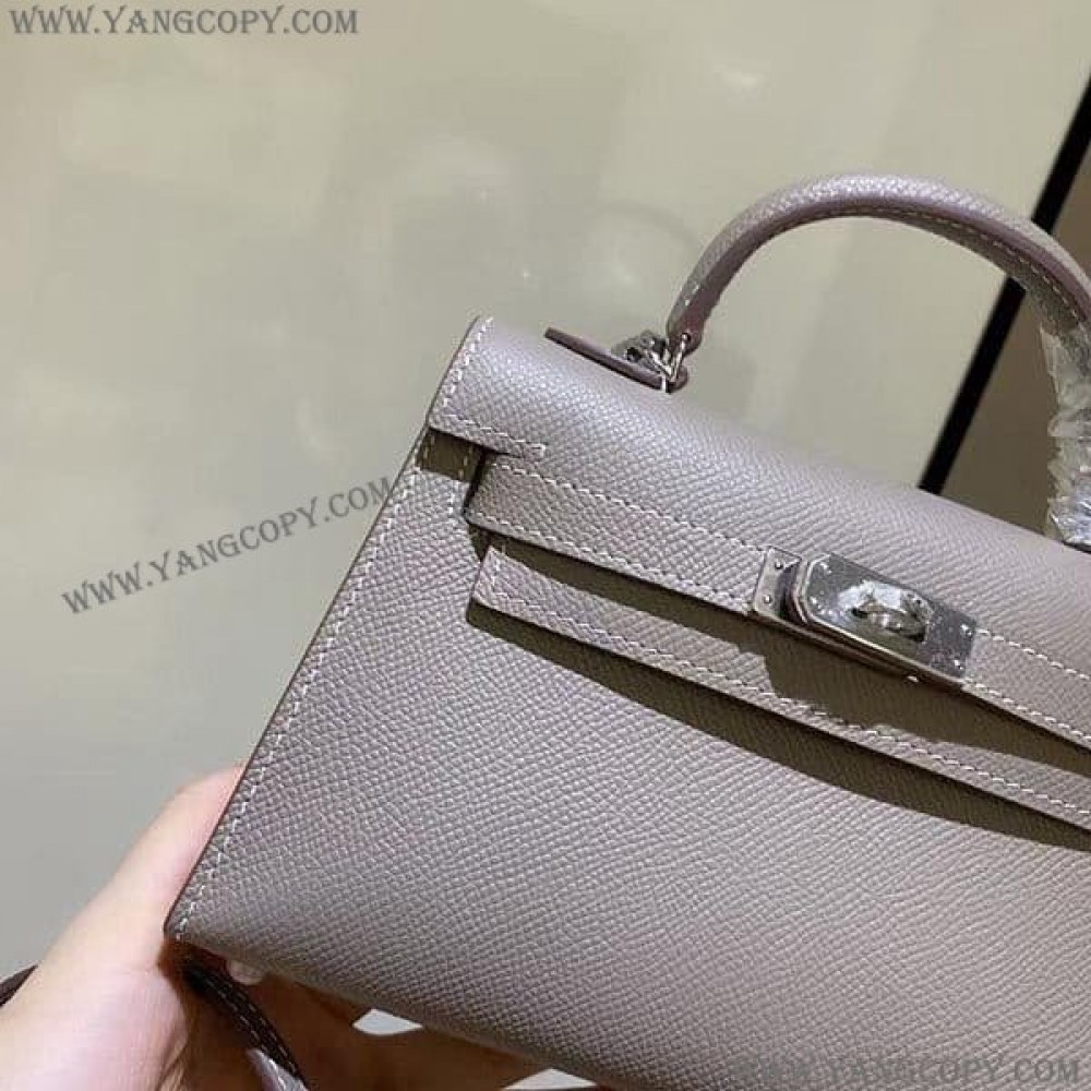 エルメス スーパーコピー N級 ケリーミニ2 カザック エプソン シルバー金具 he19012
