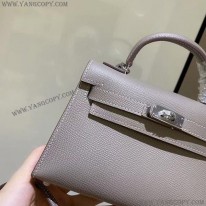 エルメス スーパーコピー N級 ケリーミニ2 カザック エプソン シルバー金具 he19012