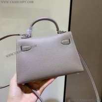エルメス スーパーコピー N級 ケリーミニ2 カザック エプソン シルバー金具 he19012