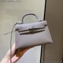 エルメス スーパーコピー N級 ケリーミニ2 カザック エプソン シルバー金具 he19012
