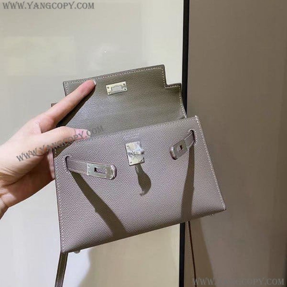 エルメス スーパーコピー N級 ケリーミニ2 カザック エプソン シルバー金具 he19012