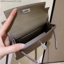 エルメス スーパーコピー N級 ケリーミニ2 カザック エプソン シルバー金具 he19012