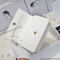 シャネル スーパーコピー チェーンウォレット ブラック グレー キルト she53918