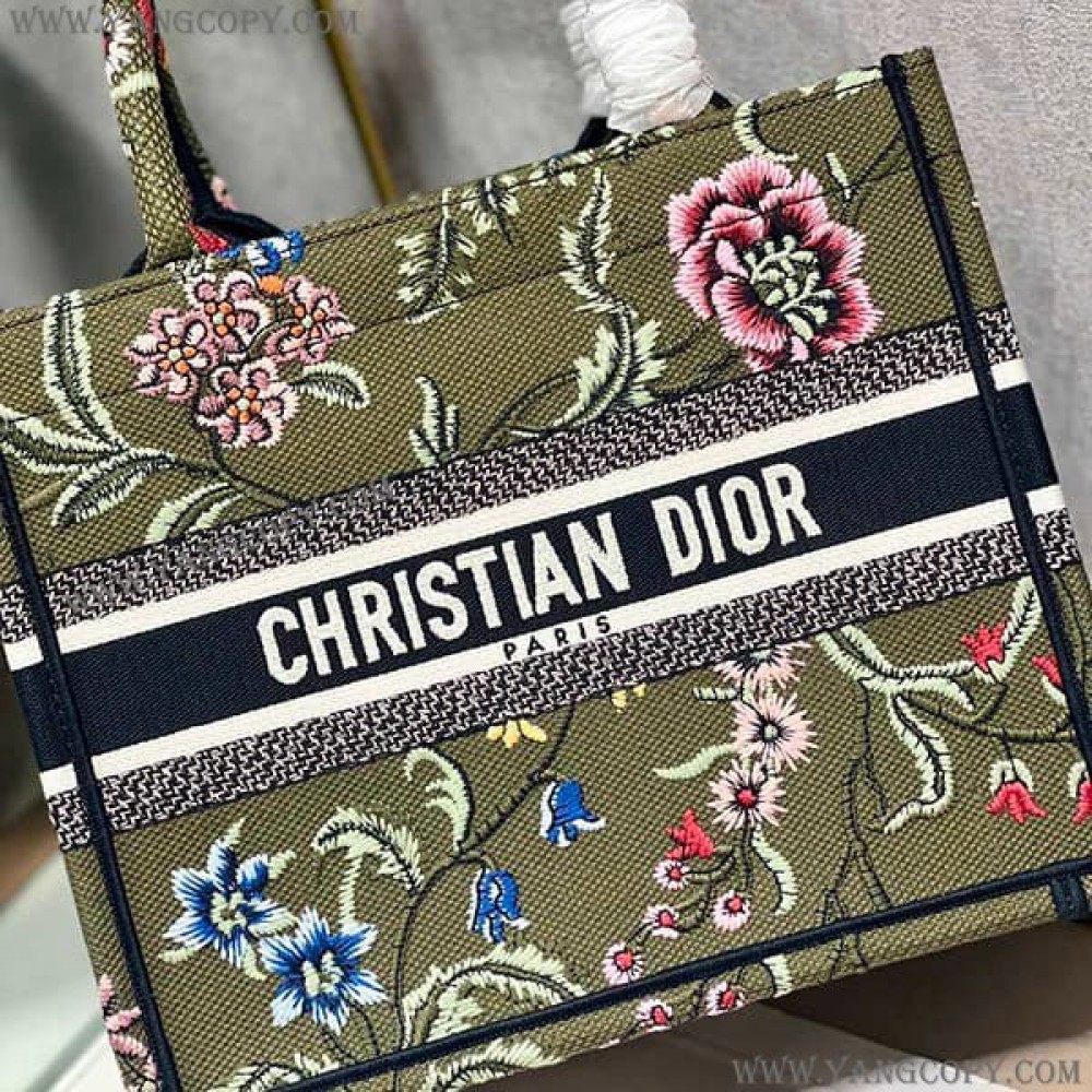 ディオール スーパーコピー ブックトート Petites Fleurs スモールバッグ dej41558