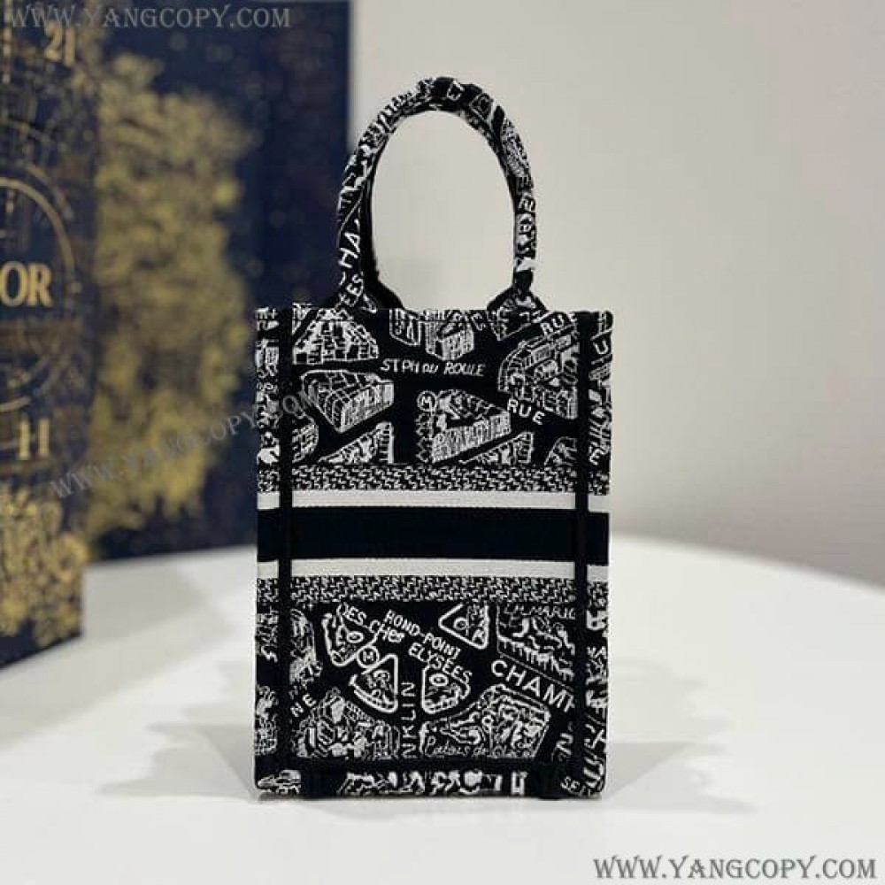 ディオール スーパーコピー BOOK TOTE ミニ フォンバッグ S5555COMPM993