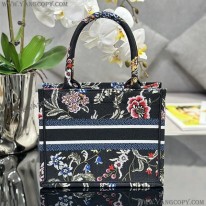 ディオール スーパーコピー ブックトート Dior Petites Fleurs刺繍 deb77065