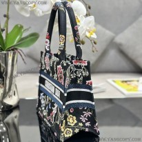 ディオール スーパーコピー ブックトート Dior Petites Fleurs刺繍 deb77065