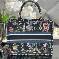 ディオール スーパーコピー ブックトート Dior Petites Fleurs刺繍 deb77065
