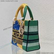 ディオール 偽物 MEDIUM LADY D-LITE BAG フラワーポップ 刺繍 def95705