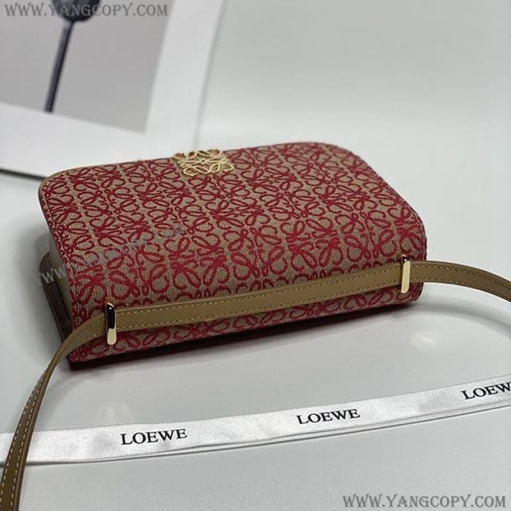 ロエベ コピー アナグラム ジャカード ショルダーバッグ loq14717