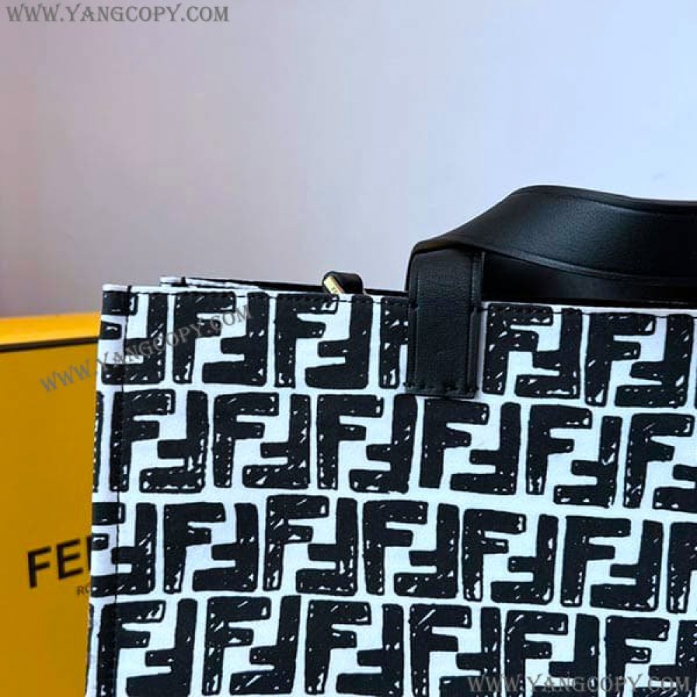 フェンディ 偽物 サンシャイン FFロゴ レザー トートバック fed47431