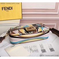 フェンディ コピー バゲット マルチカラーFFキャンバス バッグ fee82076
