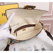 フェンディ コピー バゲット マルチカラーFFキャンバス バッグ fee82076