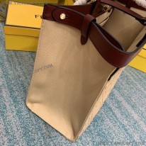 フェンディ 偽物 ピーカブー エックストート キャンバス バッグ fej50362