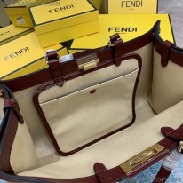 フェンディ 偽物 ピーカブー エックストート キャンバス バッグ fej50362