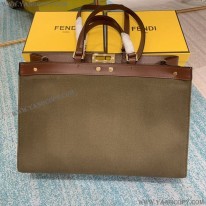フェンディ 偽物 ピーカブー エックストート FFウール フィッシュアイ バッグ fek61251