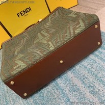 フェンディ 偽物 ピーカブー エックストート FFウール フィッシュアイ バッグ fek61251