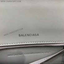 バレンシアガ スーパーコピー クロコダイル型押し HOURGLASS ハンドルバッグ bah52828