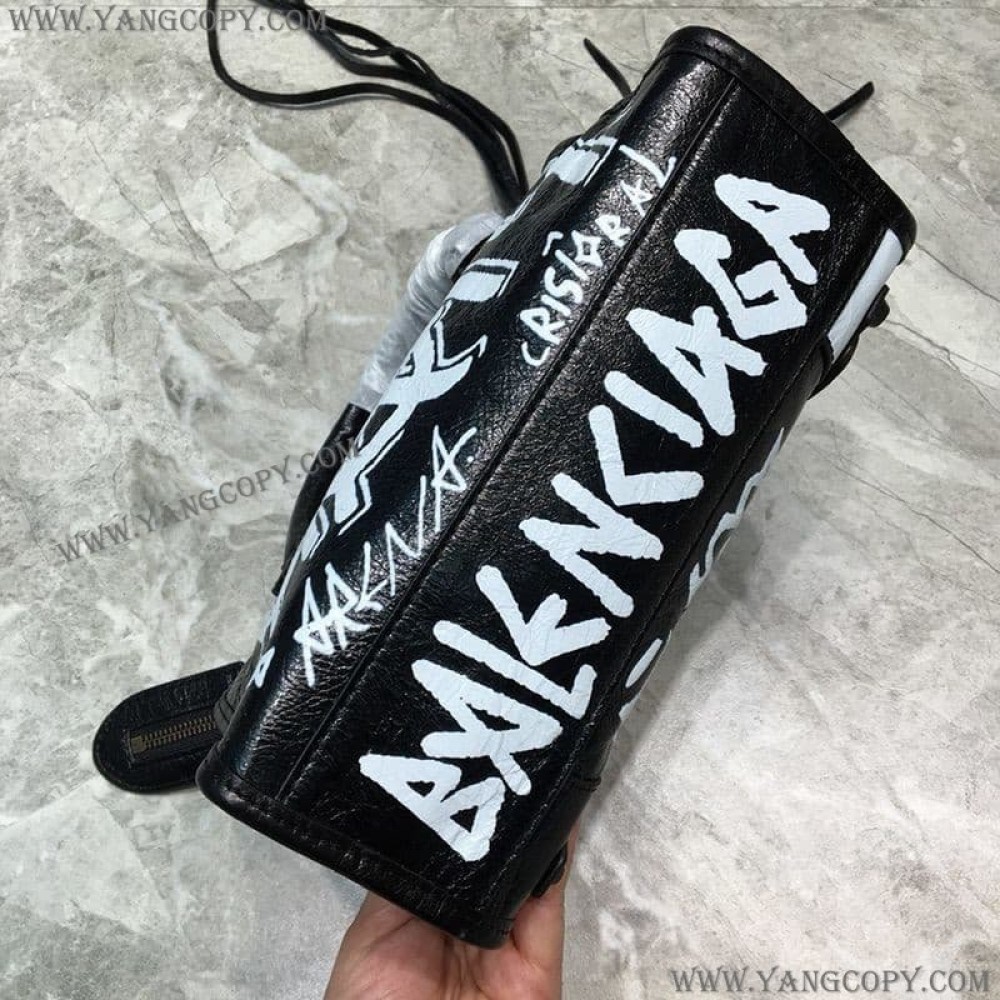 バレンシアガ 偽物 シティXS ハンドバッグ グラフィティ クラシック bae75779