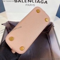 バレンシアガ スーパーコピー ヴィル トップ ハンドル XS ハンドバッグ ライトピンク bac49094