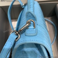 バレンシアガ 偽物 クロコダイル型押し HOURGLASS ハンドルバッグ ban33405
