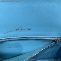 バレンシアガ 偽物 クロコダイル型押し HOURGLASS ハンドルバッグ ban33405