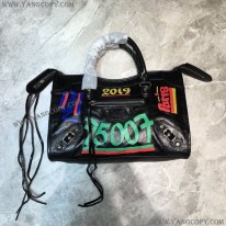 バレンシアガ 偽物 シティS ハンドバッグ グラフィティ クラシック baj30812