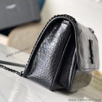 サンローラン 偽物 クロコダイル レザー ニキ バッグ Sag74193