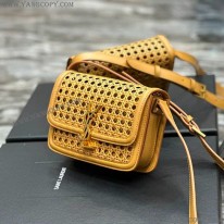 サンローラン 偽物 ソルフェリーノ box ウィッカー ショルダーバッグ Sac07398