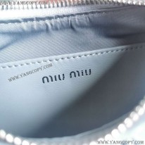 ミュウミュウ 偽物 マテラッセナッパレザー パール付き ショルダーバッグ myl88966