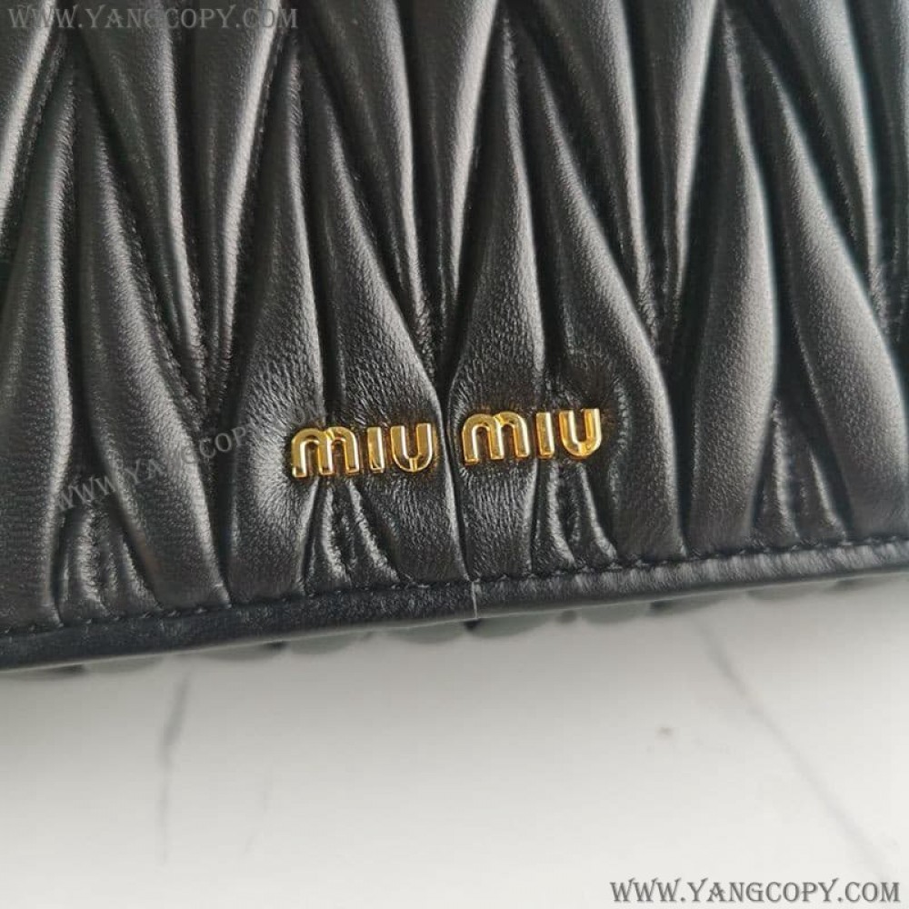 ミュウミュウ 偽物 マテラッセナッパレザー バッグ myw59258