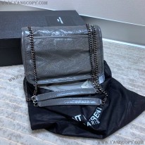 サンローラン 偽物 ショルダーバッグ ニキ ミディアム クリンクルヴィンテージレザー 2モデル 6331580EN0430