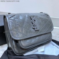 サンローラン 偽物 ショルダーバッグ ニキ ミディアム クリンクルヴィンテージレザー 2モデル 6331580EN0430