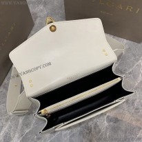 ブルガリ スーパーコピー SERPENTI FOREVER 白 ナッパ ハンドバッグ Buy87368