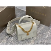 ブルガリ 偽物 SERPENTI FOREVER 白 ナッパ ハンドバッグ Buj11725