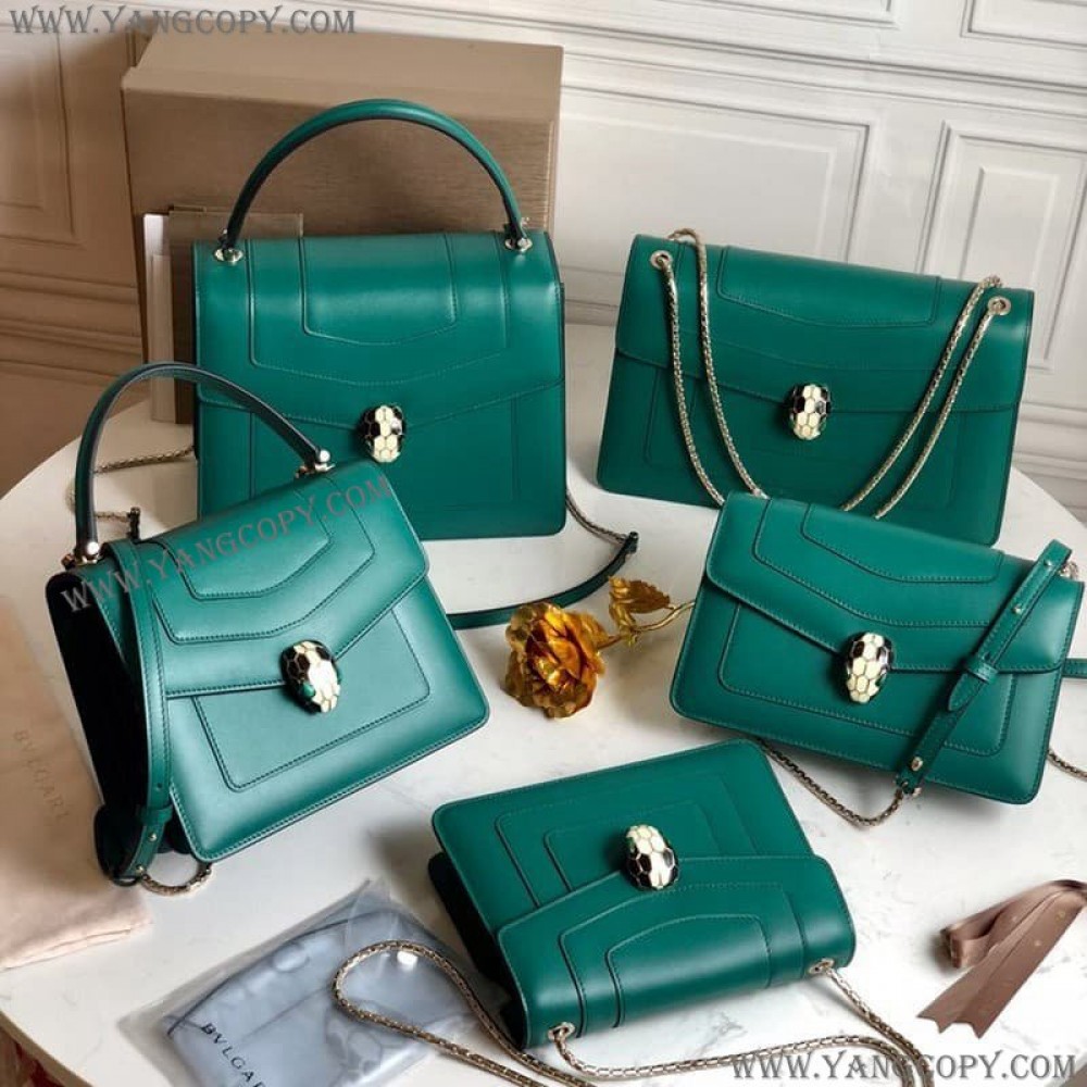 ブルガリ スーパーコピー SERPENTI FOREVER ナッパ ハンドバッグ Bul75855