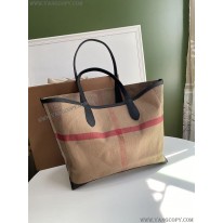 バーバリー 偽物 ポケットバッグ アウトドア旅行 チェック リバーシブルバッグ Bag40122