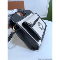 バーバリー コピー ポケットバッグ ミニ ツートン キャンバス＆レザー Baj66149