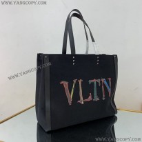 ヴァレンティノ スーパーコピー トートバッグ ショッピングバッグ NEON VLTN キャンバス ミディアム XY2B0A35DJKN78