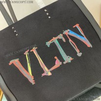 ヴァレンティノ スーパーコピー トートバッグ ショッピングバッグ NEON VLTN キャンバス ミディアム XY2B0A35DJKN78