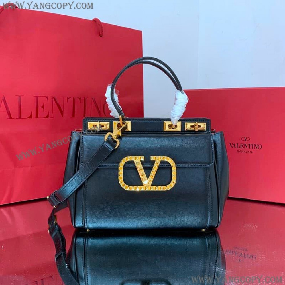 ヴァレンティノ 偽物 ハンドバッグ ROCKSTUD ALCOVE Vup11436