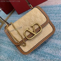ヴァレンティノ スーパーコピー ショルダーバッグ VEE レザー クロスボディバッグ Vug58025