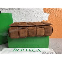 ボッテガ ヴェネタ コピー カセット スエードのクロスボディバッグ bon09212