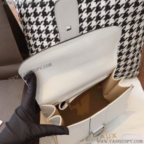 デルヴォー スーパーコピー ハンドバッグ ブリヨン Ivoryステッチ ミディアムハンドバッグ Deg55640