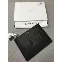 ジバンシィ 偽物 LOVE スターエンボス レザー クラッチ バッグ
