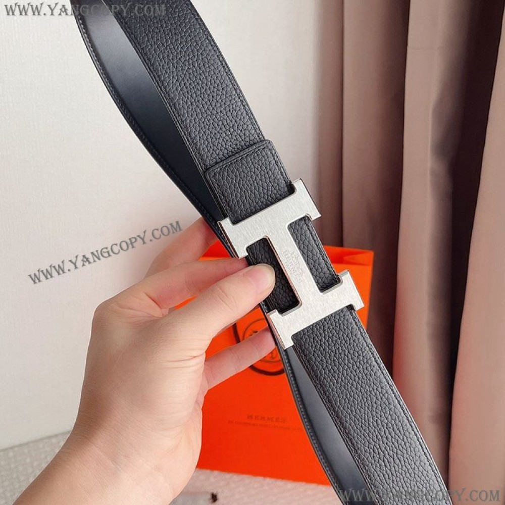 エルメス スーパーコピー シルバー アンクレH 38mm リバーシブルベルト erk68545