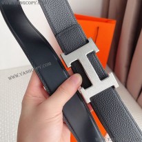 エルメス スーパーコピー シルバー アンクレH 38mm リバーシブルベルト erk68545